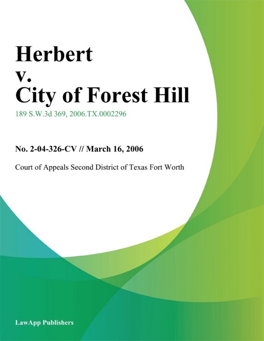 Herbert v. City of forest Hill