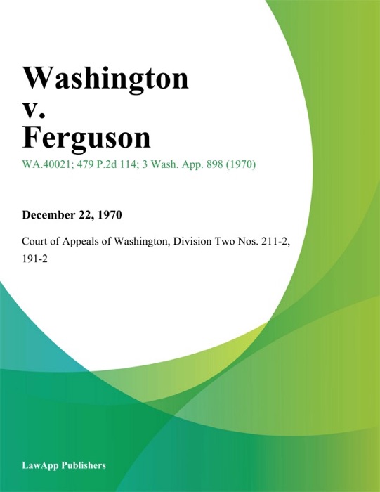 Washington V. Ferguson