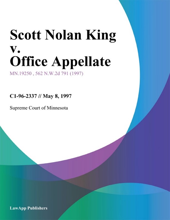 Scott Nolan King v. Office Appellate