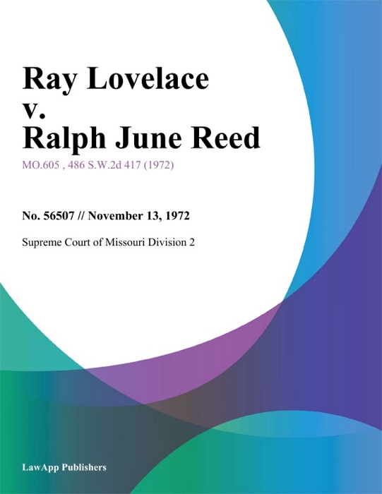 Ray Lovelace v. Ralph June Reed