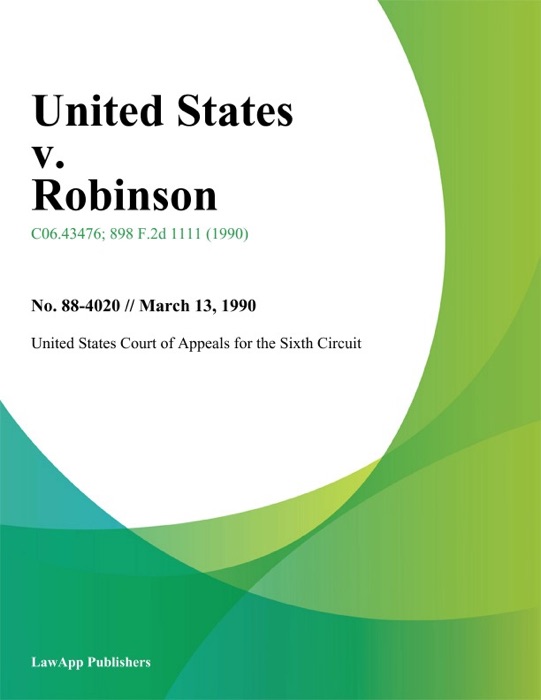 United States V. Robinson