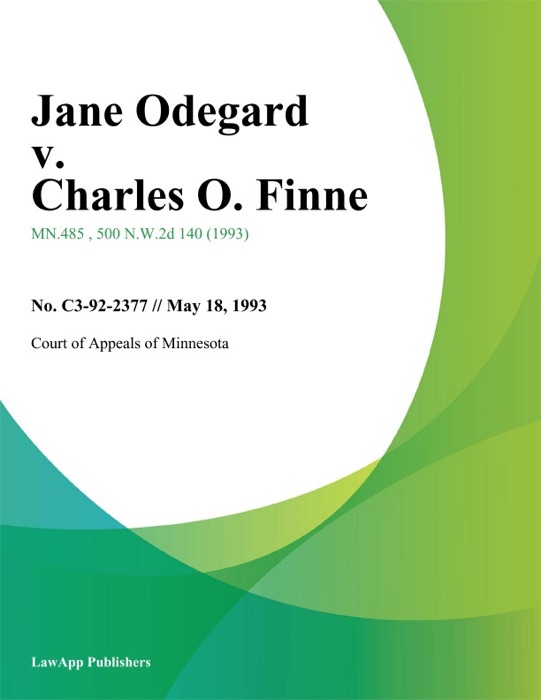 Jane Odegard v. Charles O. Finne