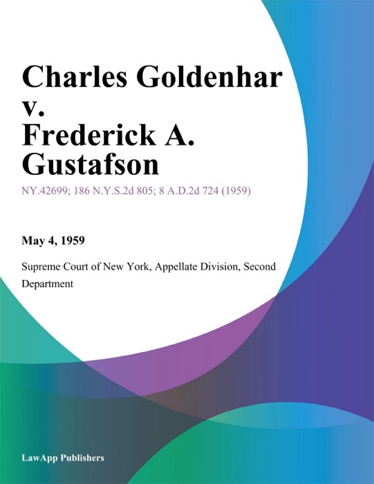 Charles Goldenhar v. Frederick A. Gustafson