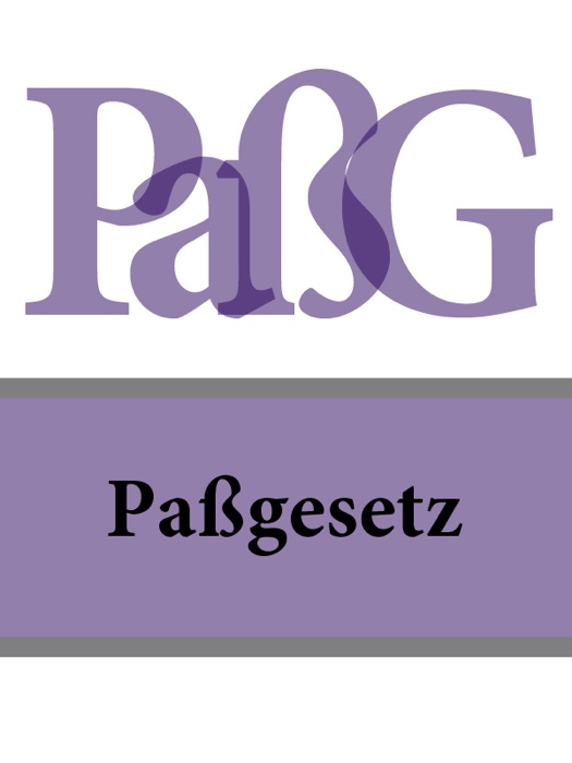 Passgesetz - PaßG