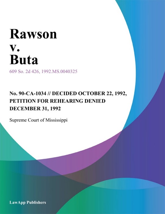 Rawson v. Buta