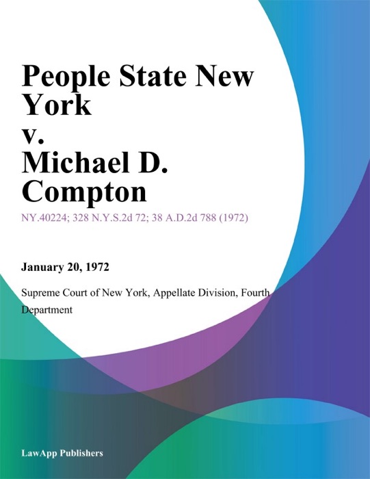 People State New York v. Michael D. Compton