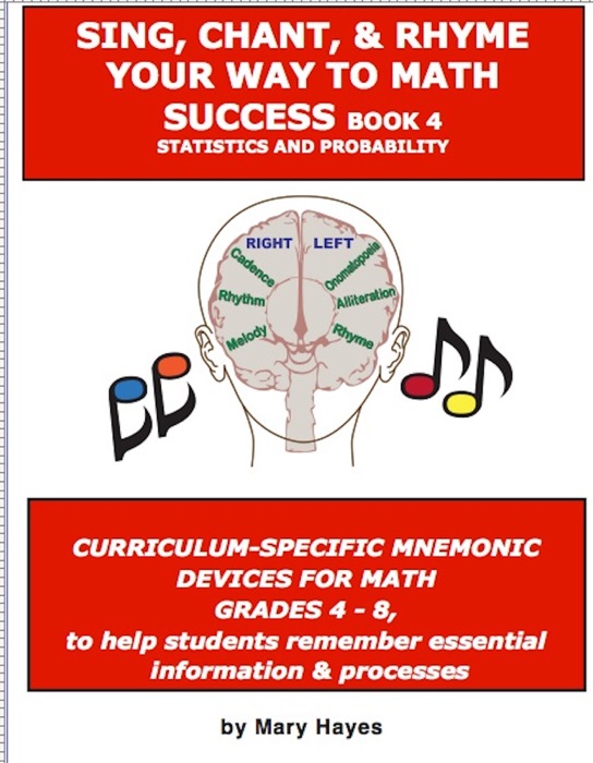 Sing, Chant & Rhyme Your Way to Math Success Book 4