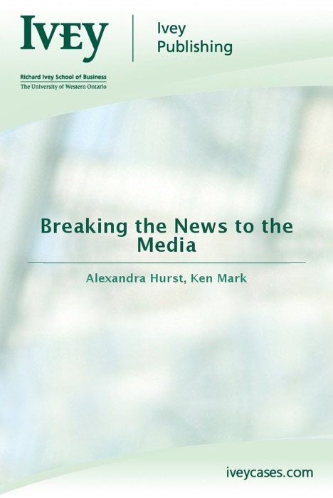 Breaking the News to the Media