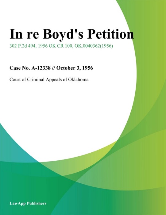 In Re Boyds Petition
