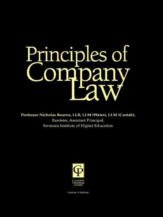 Principles of Company Law