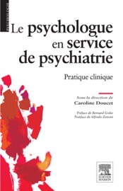 Book's Cover of Le psychologue en service de psychiatrie