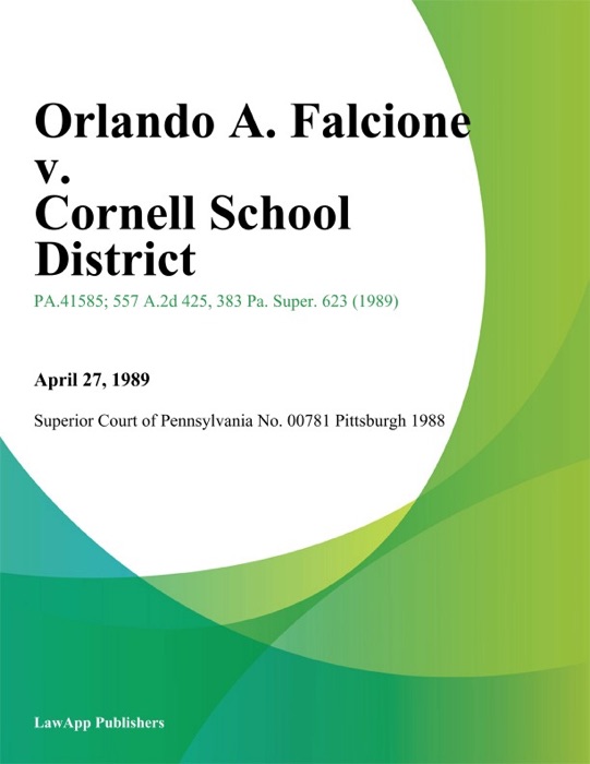 Orlando A. Falcione v. Cornell School District