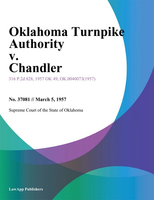 Oklahoma Turnpike Authority v. Chandler