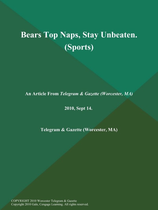 Bears Top Naps, Stay Unbeaten (Sports)