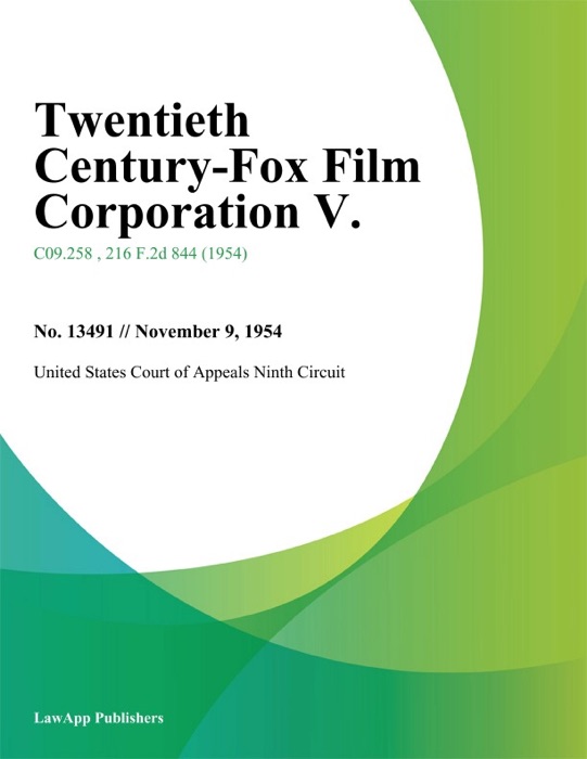Twentieth Century-Fox Film Corporation V.