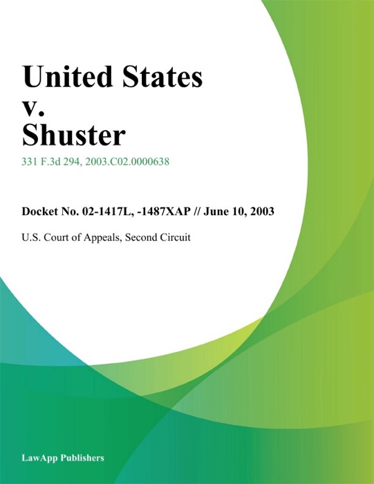 United States v. Shuster