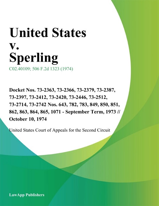 United States v. Sperling