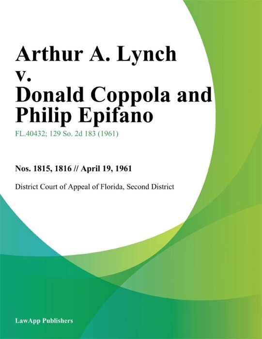 Arthur A. Lynch v. Donald Coppola and Philip Epifano