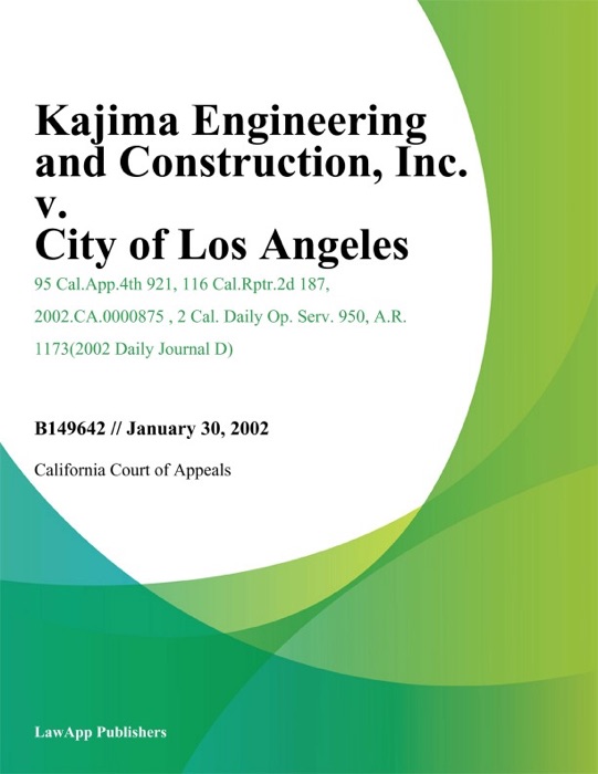 Kajima Engineering And Construction