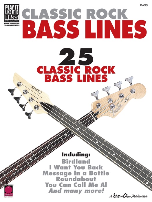 Classic Rock Bass Lines (Songbook)