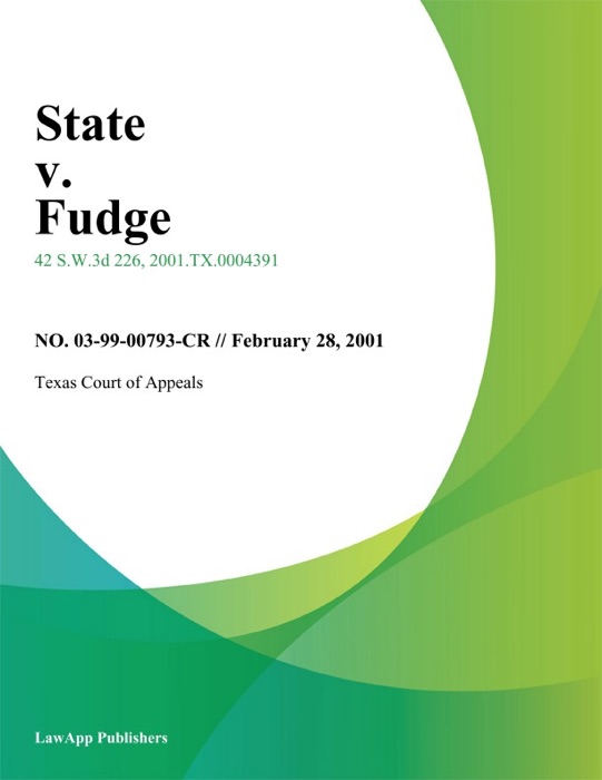 State v. Fudge