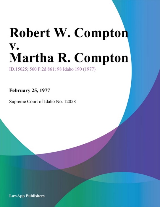 Robert W. Compton v. Martha R. Compton