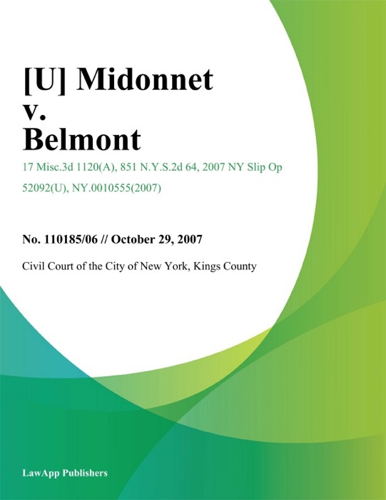 Midonnet v. Belmont