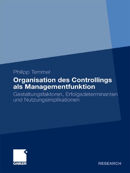 Organisation des Controllings als Managementfunktion