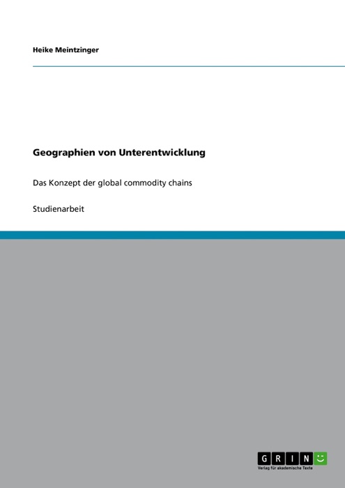 Geographien von Unterentwicklung