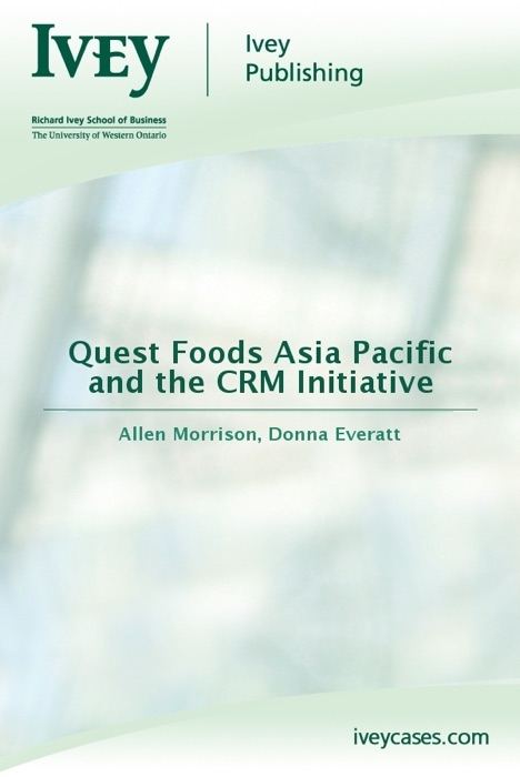 Quest Foods Asia Pacific and the CRM Initiative