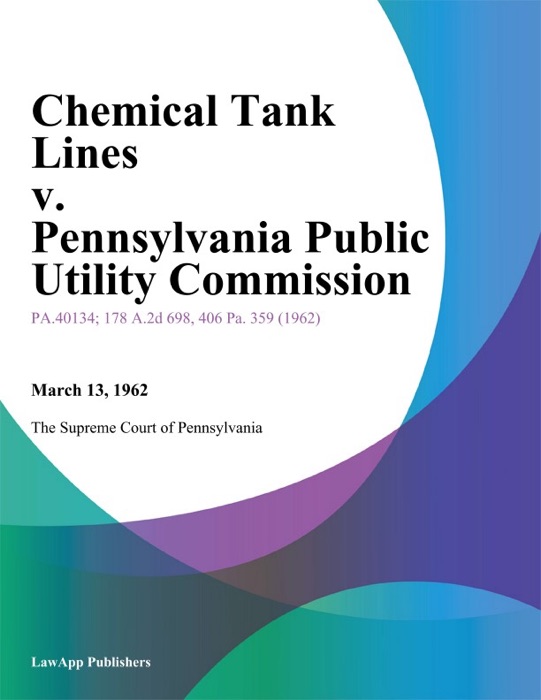 Chemical Tank Lines v. Pennsylvania Public Utility Commission