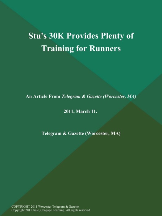Stu's 30K Provides Plenty of Training for Runners