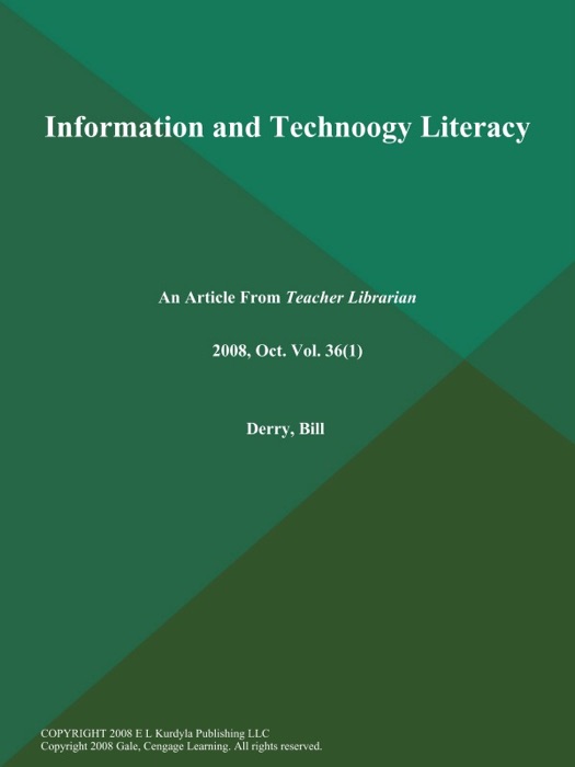 Information and Technoogy Literacy