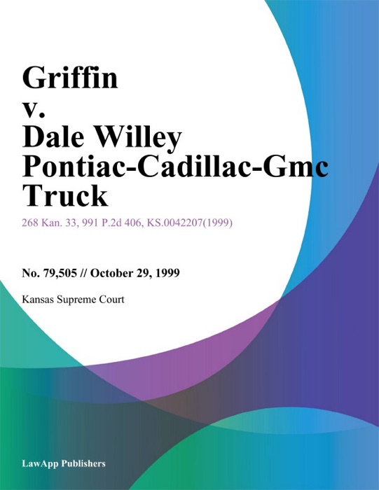 Griffin v. Dale Willey Pontiac-Cadillac-Gmc Truck