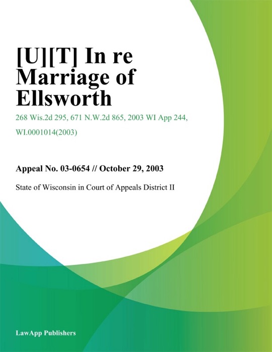 In Re Marriage of Ellsworth