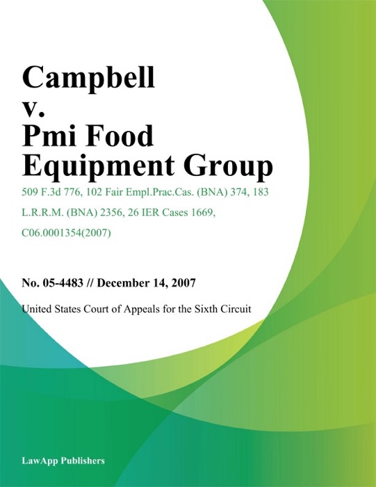 Campbell v. Pmi Food Equipment Group