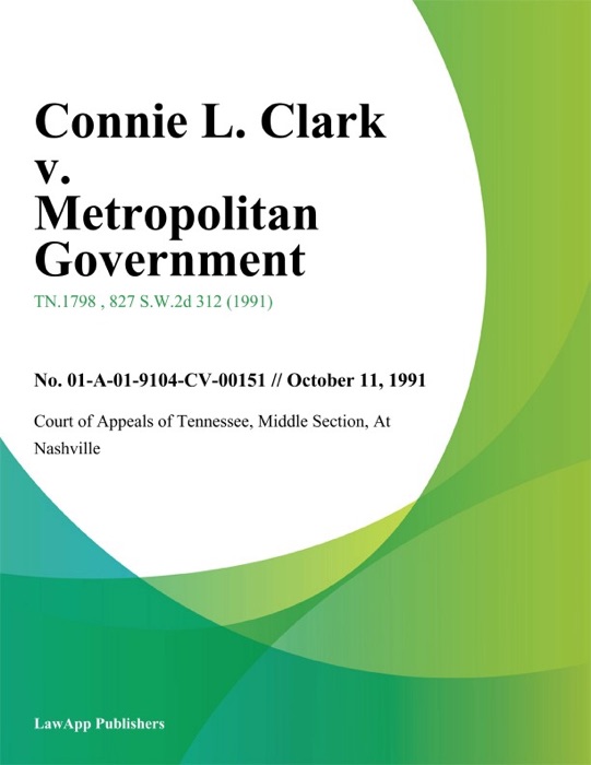 Connie L. Clark v. Metropolitan Government