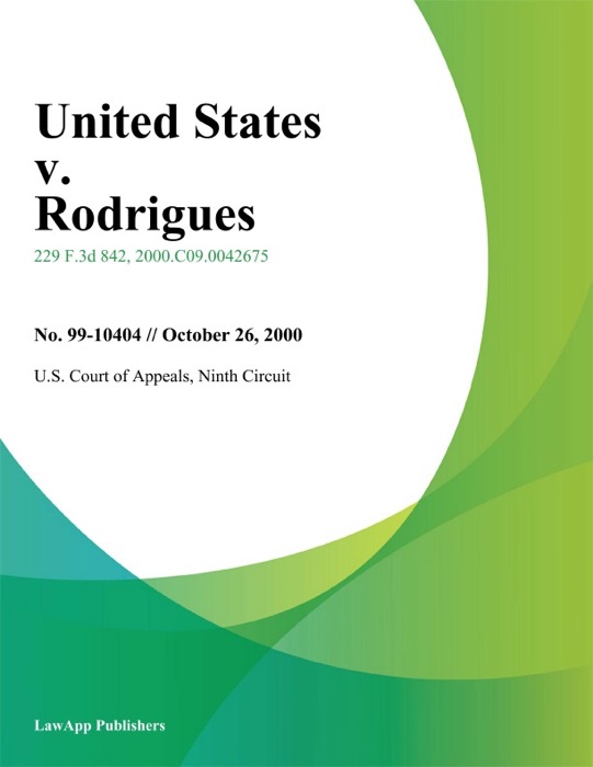 United States v. Rodrigues