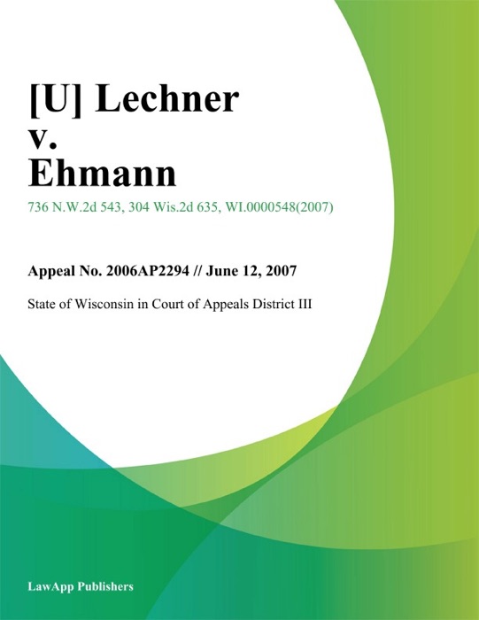 Lechner v. Ehmann