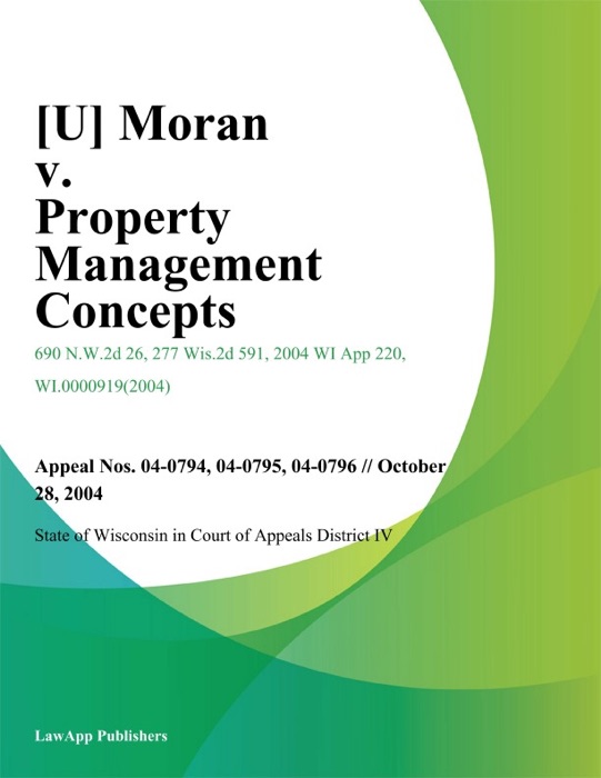 Moran v. Property Management Concepts