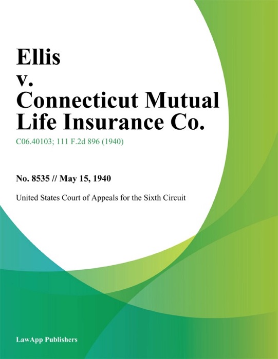 Ellis v. Connecticut Mutual Life Insurance Co.