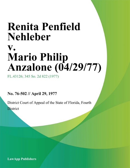 Renita Penfield Nehleber v. Mario Philip Anzalone