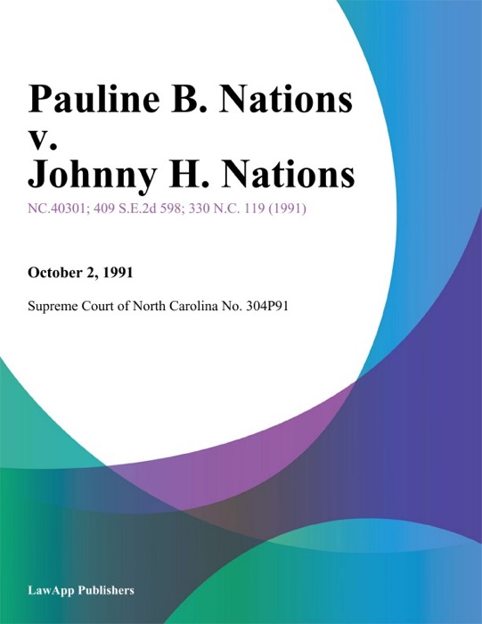 Pauline B. Nations v. Johnny H. Nations