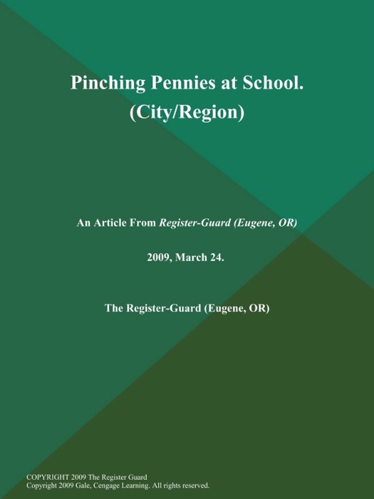 Pinching Pennies at School (City/Region)