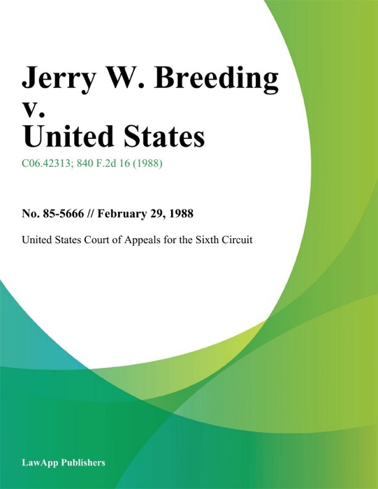 Jerry W. Breeding v. United States