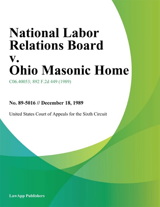 National Labor Relations Board V. Ohio Masonic Home