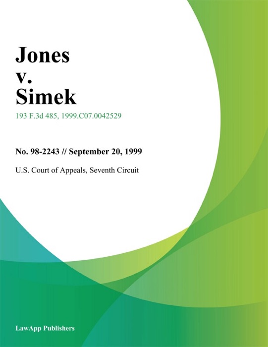 Jones v. Simek