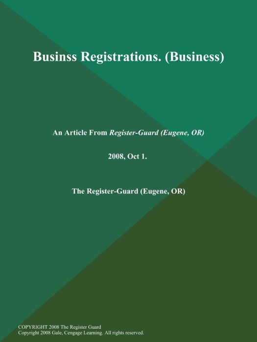 Businss Registrations (Business)