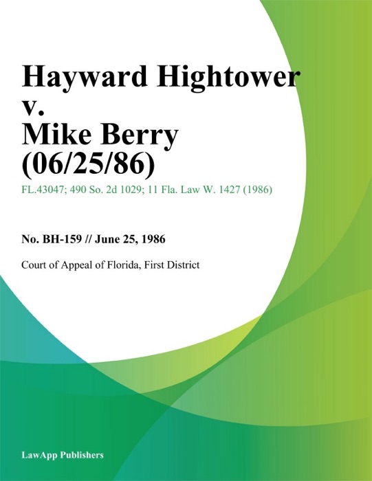 Hayward Hightower v. Mike Berry