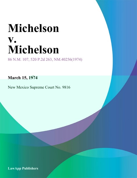 Michelson V. Michelson